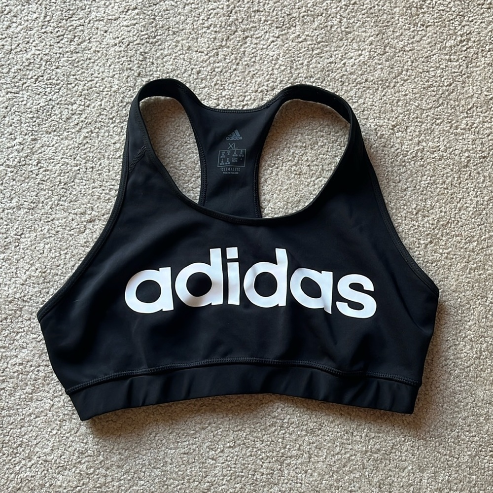 Classic black Adidas sports bra!